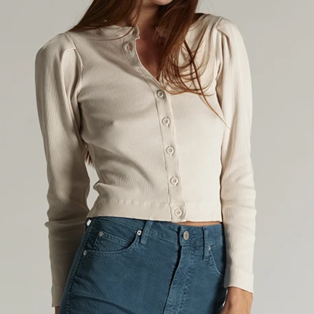 AMO Women's Cardigan - Light Gray - Picture 15 of 16